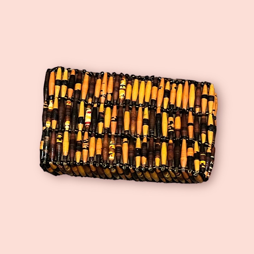 Handmade small zippered pouch